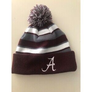 Alabama Crimson Tide Holloway Winter Hat Unisex Maroon/White